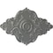 Ekena Millwork Piedmont Ceiling Medallion (Fits Canopies up to 6 1/2"), 67 1/8"W x 48 5/8"H x 1 7/8"P, Silver CM67PESLS - alternate 1